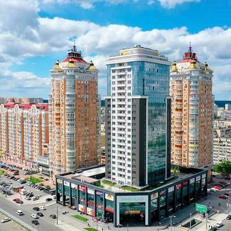 Vip Apartment 120M2 With Panoramic Windows, 22 Floor. Obolon Київ Екстер'єр фото